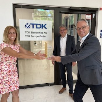 Mouser Electronics Honoured as Exclusive Recipient of the European Distribution Award from TDK